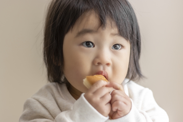 食べるもので栄養を摂取させる