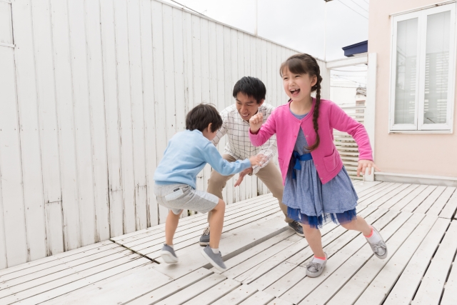 一緒に遊んじゃう・子供を信じる